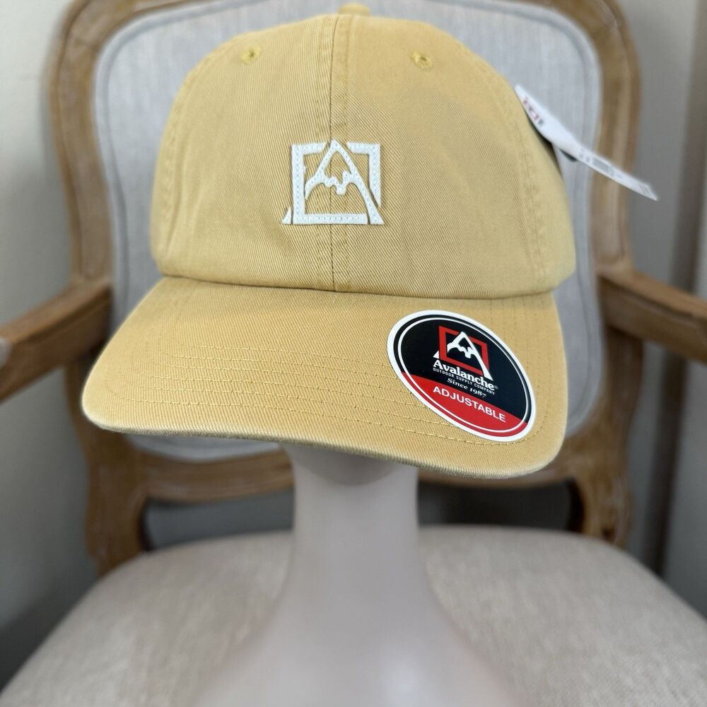 Avalanche Outdoor khaki casual Adjustable Logo Baseball Cap Hat Minimalist OS